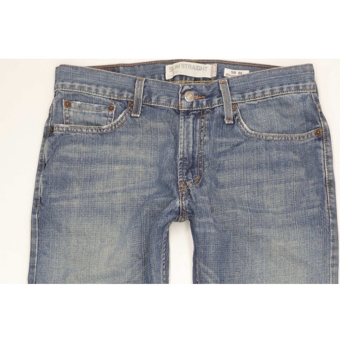 Levi's 514 Men Blue Straight Slim Jeans W33 L32