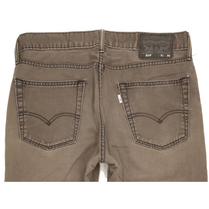 Levi's 514 Men Grey Straight Slim Jeans W31 L29