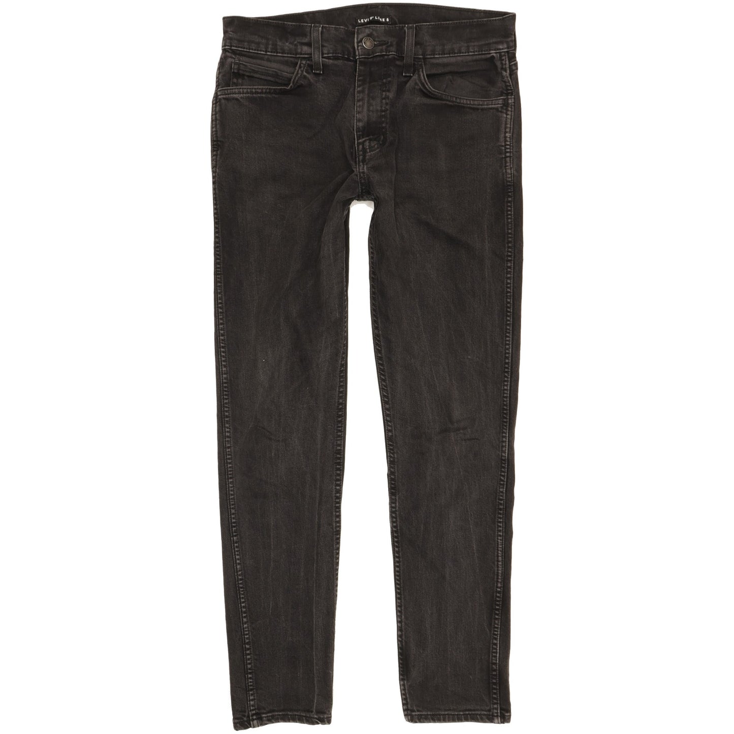 Levi's Line 8 Men Black Skinny Slim Stretch Jeans W31 L29