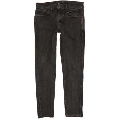 Levi's Line 8 Men Black Skinny Slim Stretch Jeans W31 L29