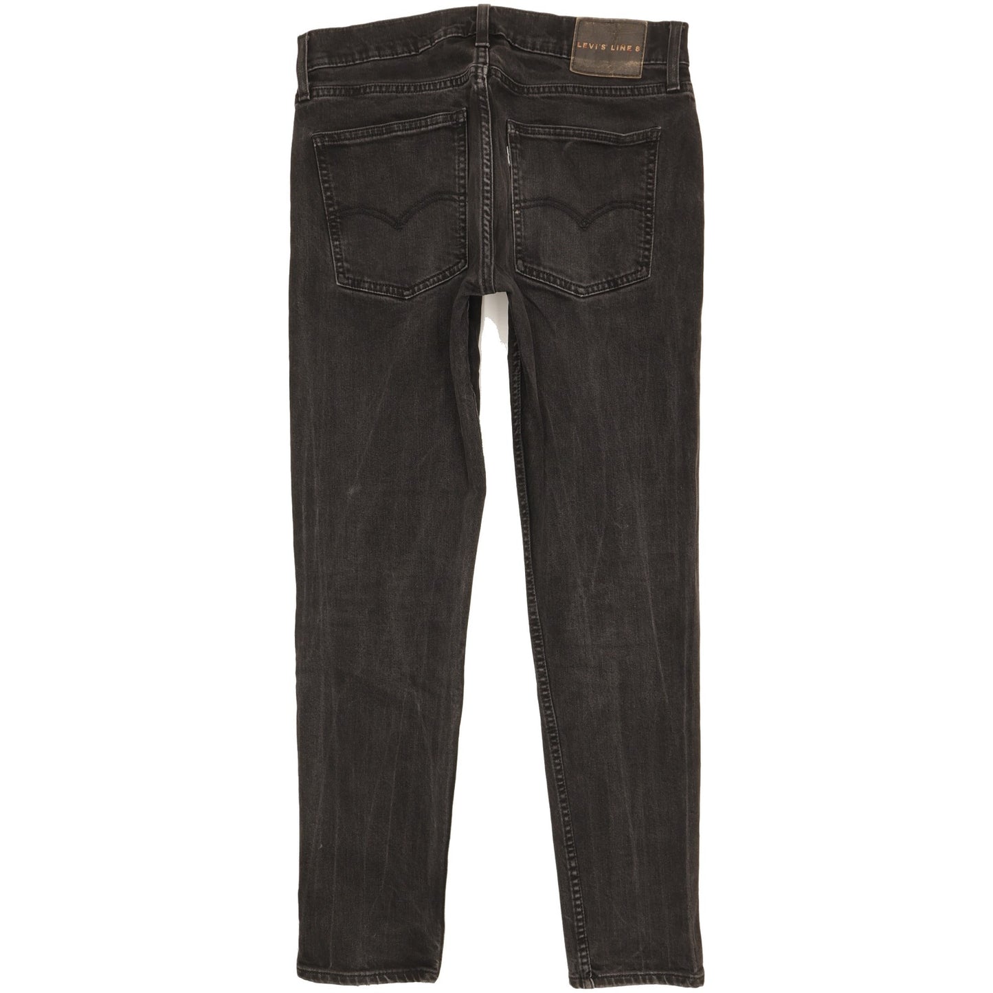 Levi's Line 8 Men Black Skinny Slim Stretch Jeans W31 L29