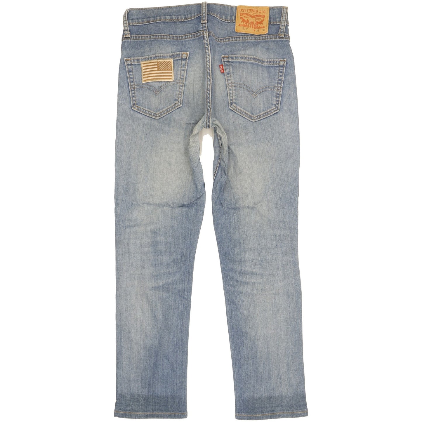 Levi's 511 Men Blue Straight Slim Stretch Jeans W30 L29