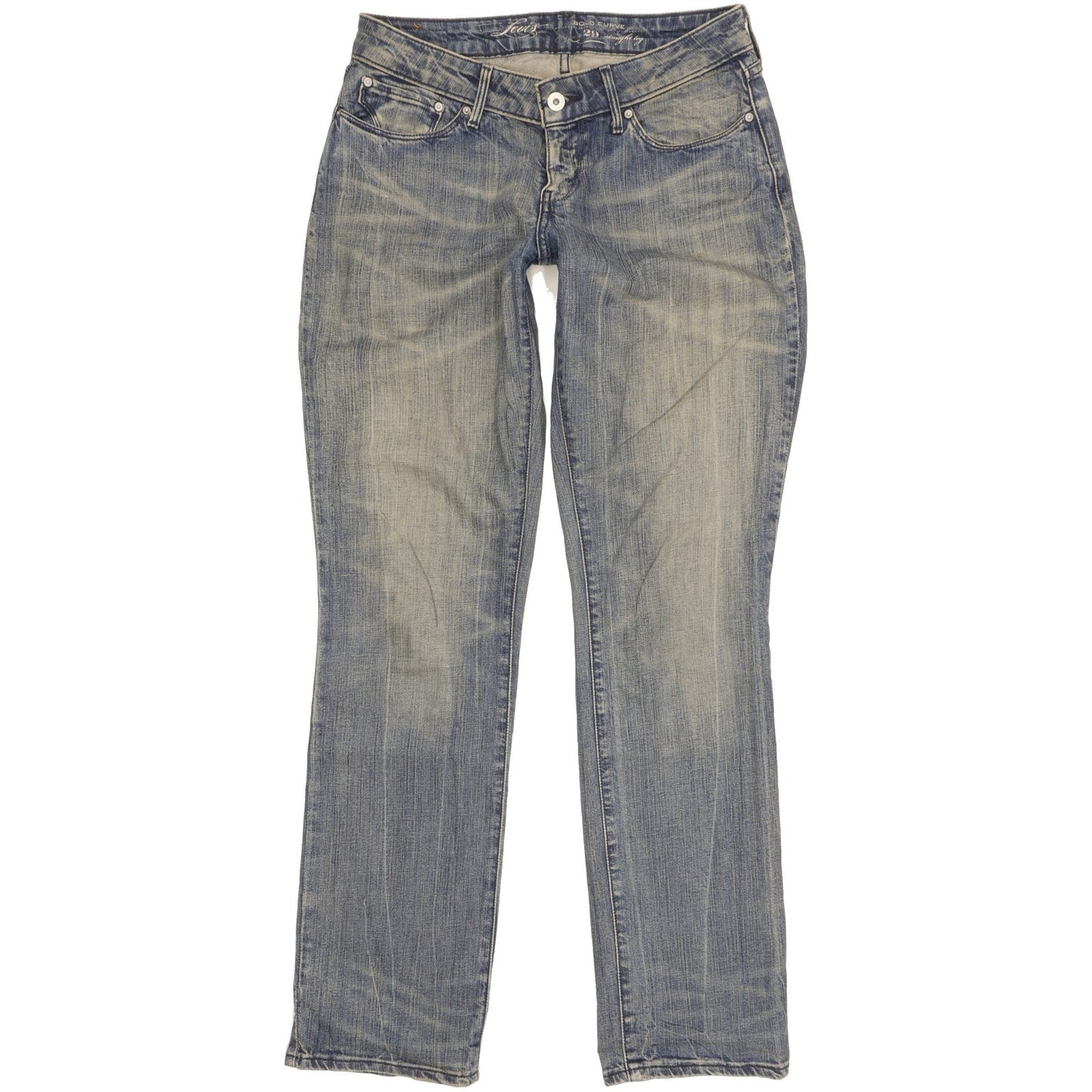 Levi's Bold Curve Men Blue Straight Slim Stretch Jeans W29 L32