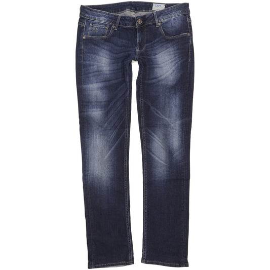 G-Star 3301 Women Blue Straight Slim Stretch Jeans W33 L32