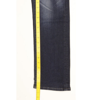 G-Star 3301 Women Blue Straight Slim Stretch Jeans W33 L32