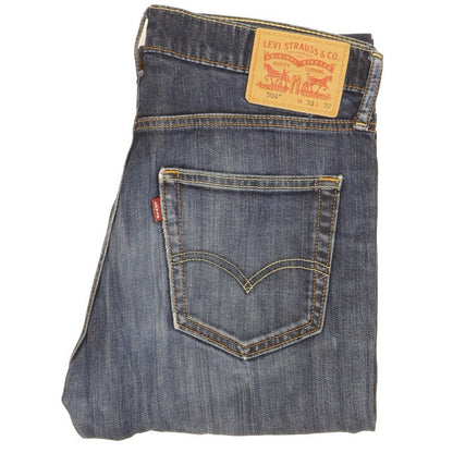 Levi's 504 Men Blue Straight Regular Jeans W32 L31
