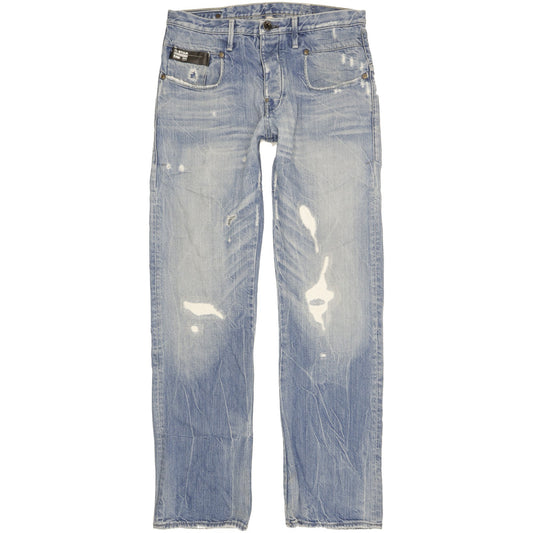 G-Star Blade Men Blue Straight Loose Jeans W31 L32