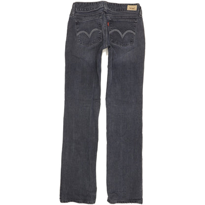 Levi's Women Blue Straight Slim Stretch Jeans W28 L32