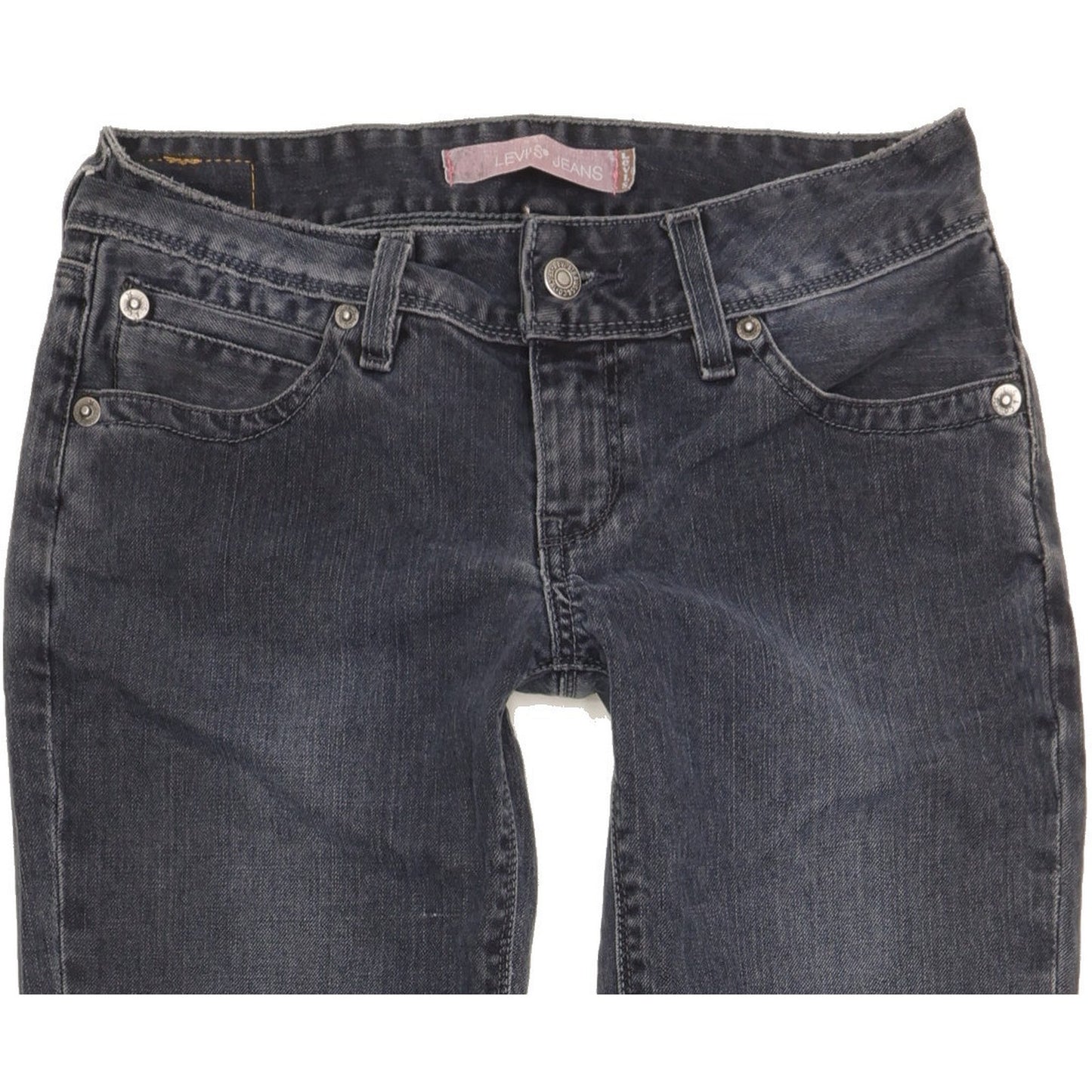 Levi's Women Blue Straight Slim Stretch Jeans W28 L32
