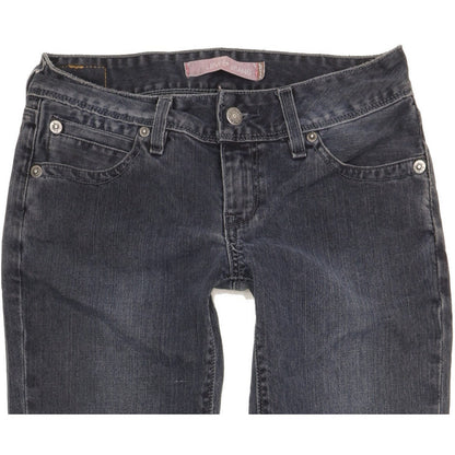 Levi's Women Blue Straight Slim Stretch Jeans W28 L32