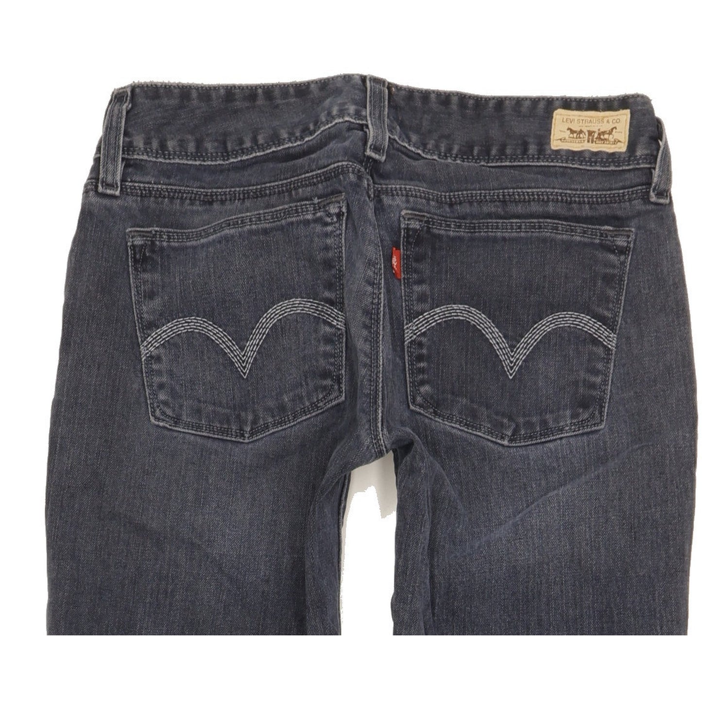 Levi's Women Blue Straight Slim Stretch Jeans W28 L32