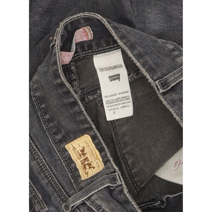 Levi's Women Blue Straight Slim Stretch Jeans W28 L32