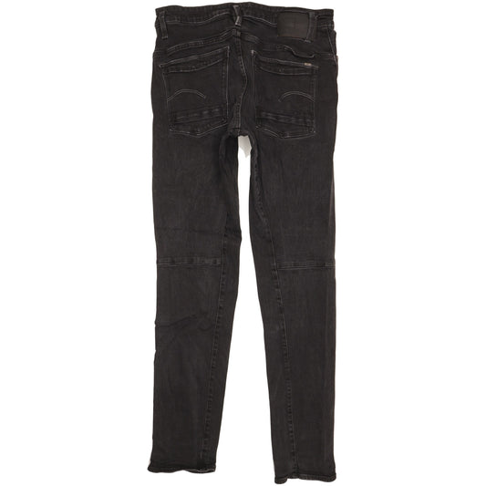G-Star Scutar 3D Men Black Tapered Slim Stretch Jeans W32 L34