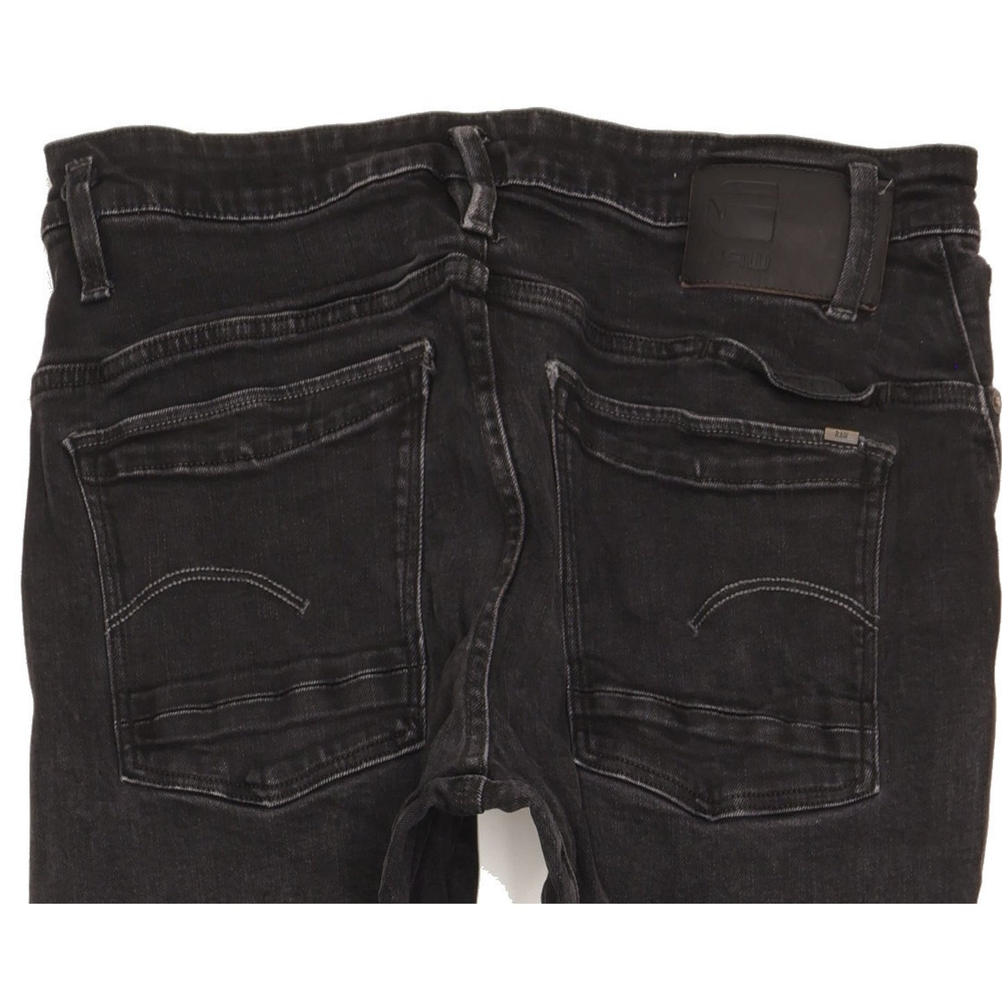 G-Star Scutar 3D Men Black Tapered Slim Stretch Jeans W32 L34