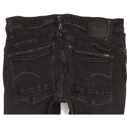 G-Star Scutar 3D Men Black Tapered Slim Stretch Jeans W32 L34