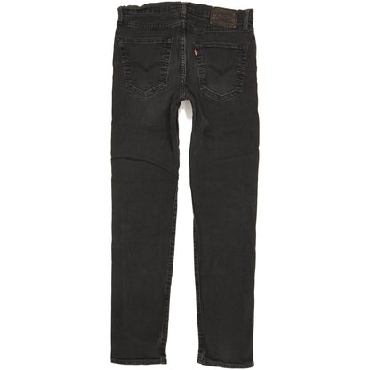 Levi's 502 Men Black Tapered Regular Stretch Jeans W32 L32