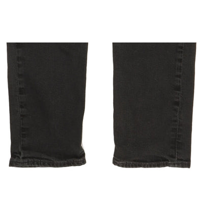 Levi's 502 Men Black Tapered Regular Stretch Jeans W32 L32