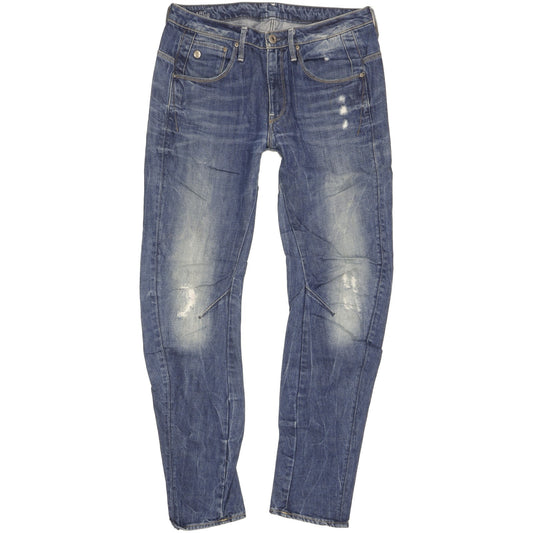 G-Star Arc 3D Men Blue Tapered Relaxed Boyfriend Jeans W28 L30