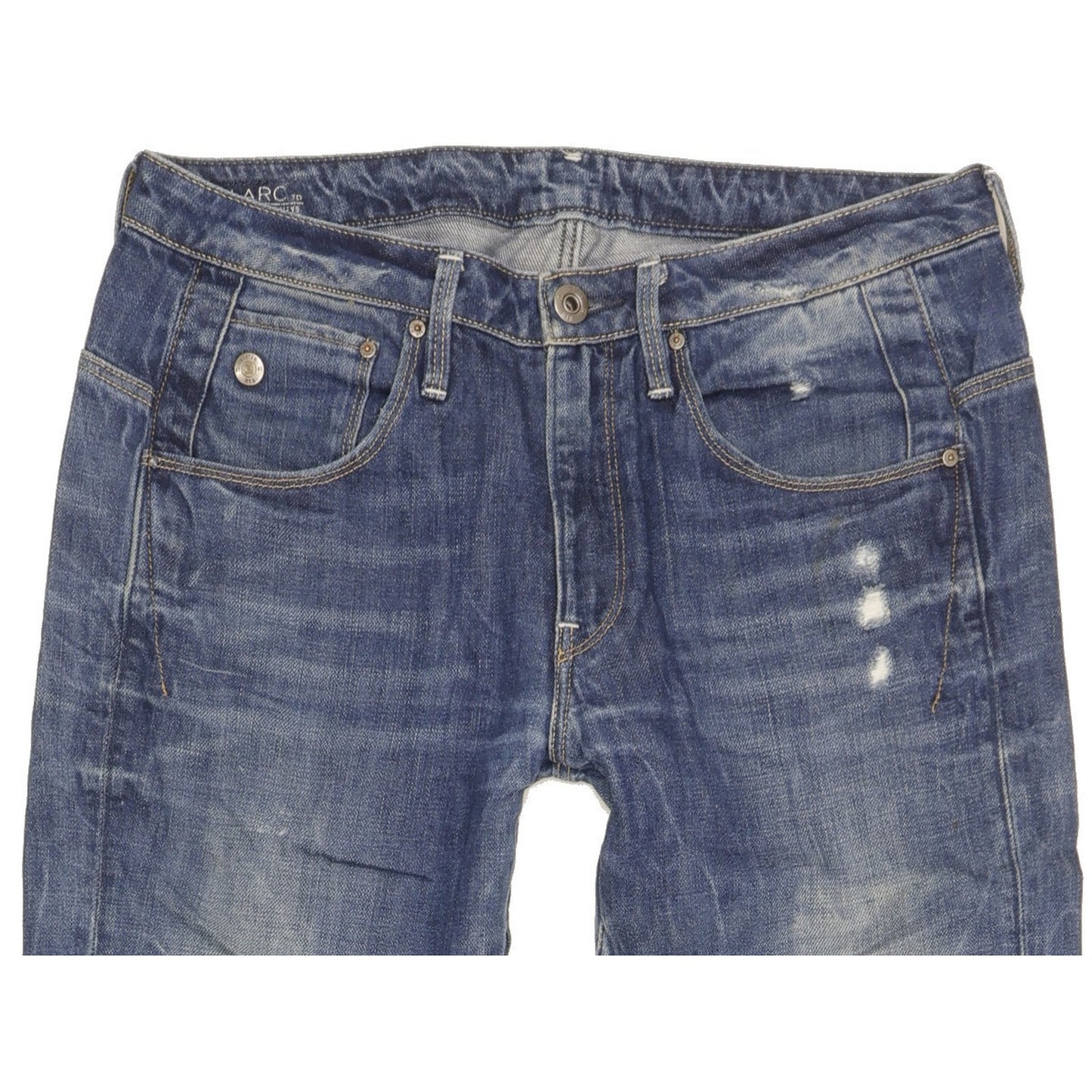 G-Star Arc 3D Men Blue Tapered Relaxed Boyfriend Jeans W28 L30