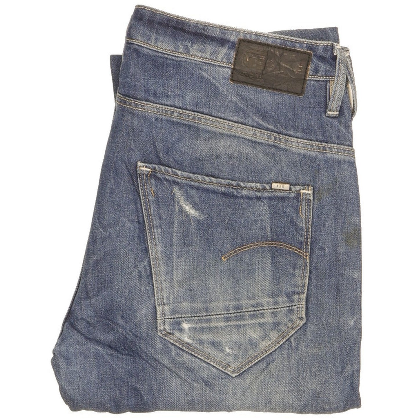 G-Star Arc 3D Men Blue Tapered Relaxed Boyfriend Jeans W28 L30