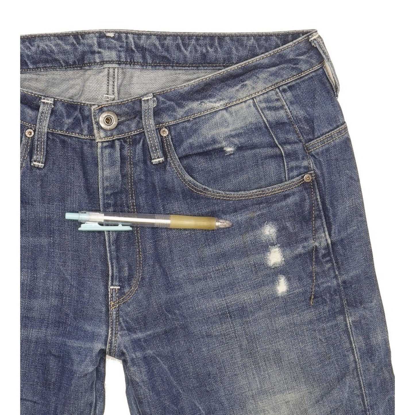 G-Star Arc 3D Men Blue Tapered Relaxed Boyfriend Jeans W28 L30