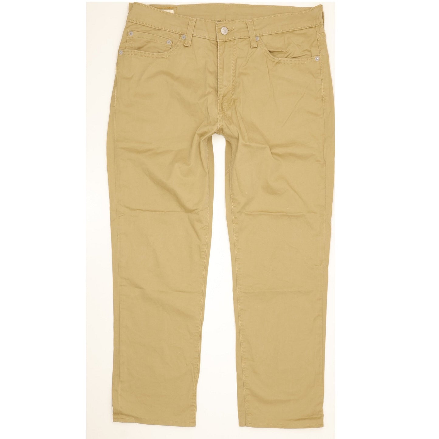 Levi's 511 Men Beige Straight Slim Stretch Jeans W34 L27
