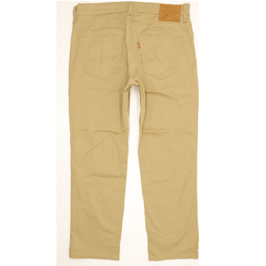 Levi's 511 Men Beige Straight Slim Stretch Jeans W34 L27