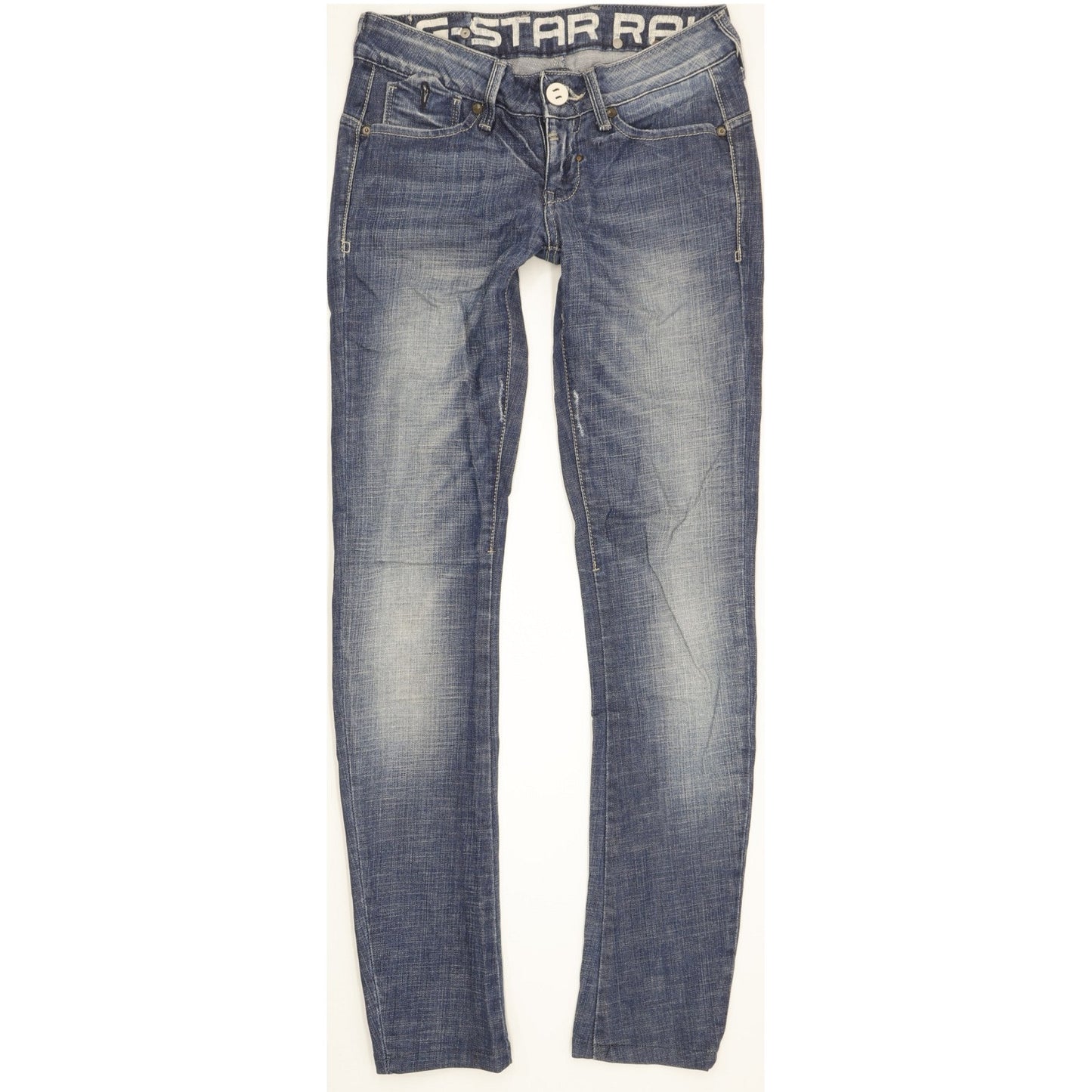 G-Star Corvet Women Blue Skinny Slim Stretch Jeans W24 L30