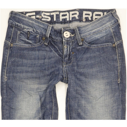 G-Star Corvet Women Blue Skinny Slim Stretch Jeans W24 L30