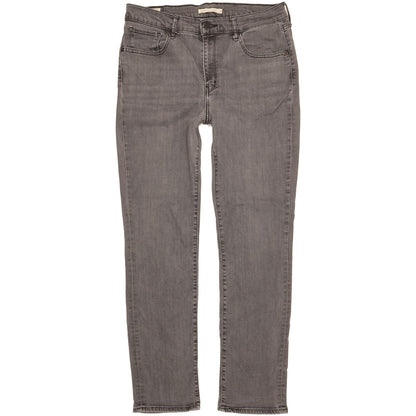 Levi's 724 Grey Straight Slim Stretch Jeans High Waisted W32 L31