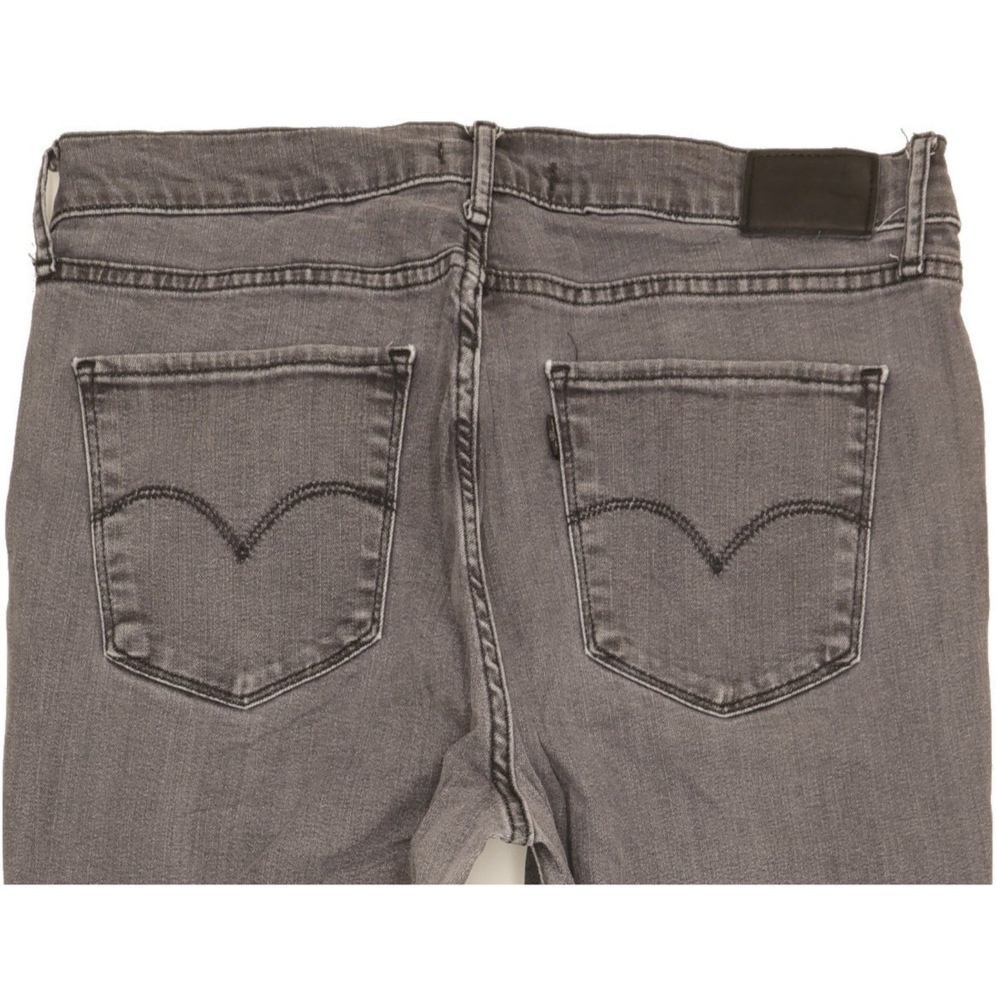 Levi's 724 Grey Straight Slim Stretch Jeans High Waisted W32 L31