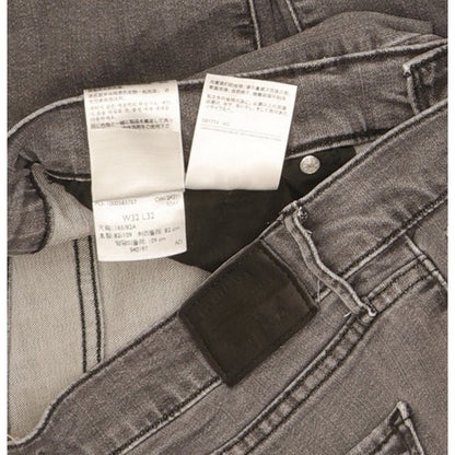 Levi's 724 Grey Straight Slim Stretch Jeans High Waisted W32 L31