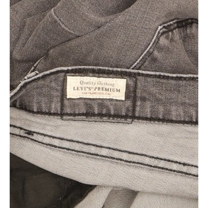 Levi's 724 Grey Straight Slim Stretch Jeans High Waisted W32 L31