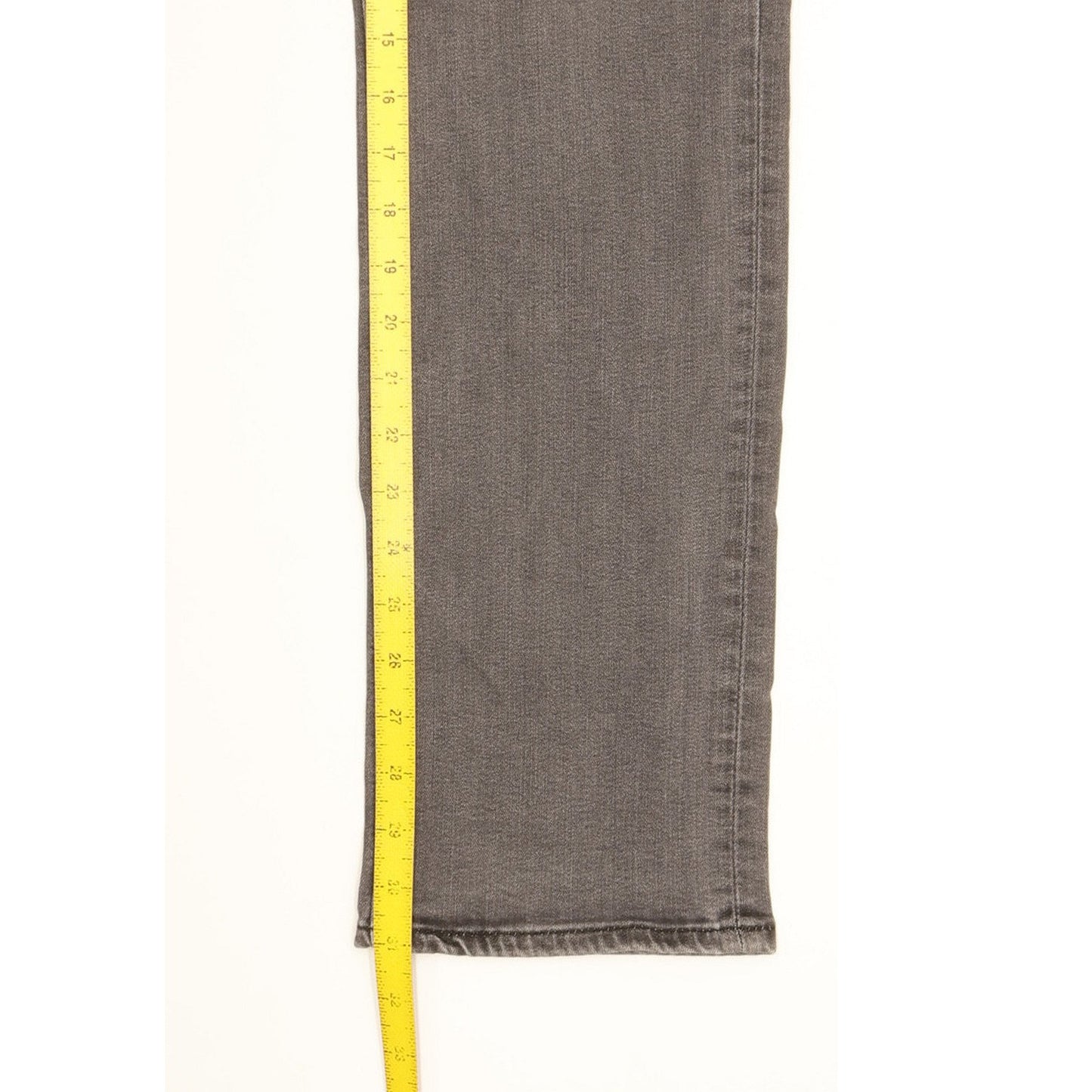 Levi's 724 Grey Straight Slim Stretch Jeans High Waisted W32 L31