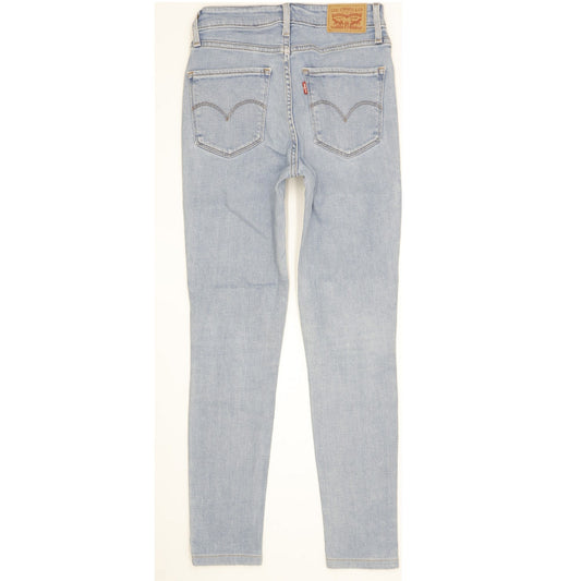 Levi's 721 Women Blue Skinny Slim Stretch Jeans W25 L26