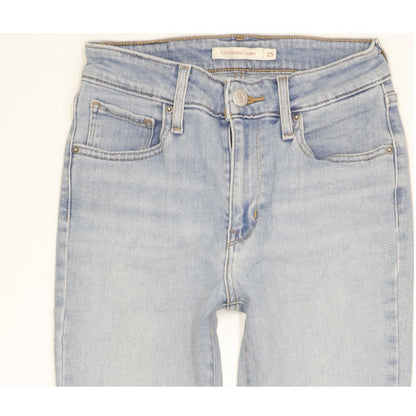 Levi's 721 Women Blue Skinny Slim Stretch Jeans W25 L26