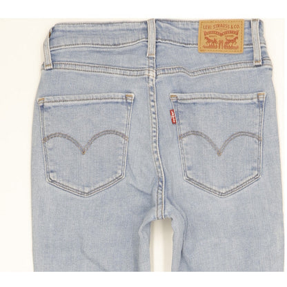 Levi's 721 Women Blue Skinny Slim Stretch Jeans W25 L26