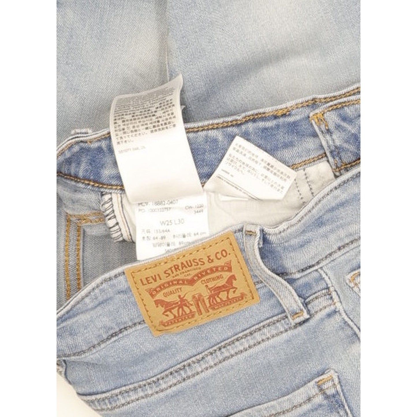 Levi's 721 Women Blue Skinny Slim Stretch Jeans W25 L26