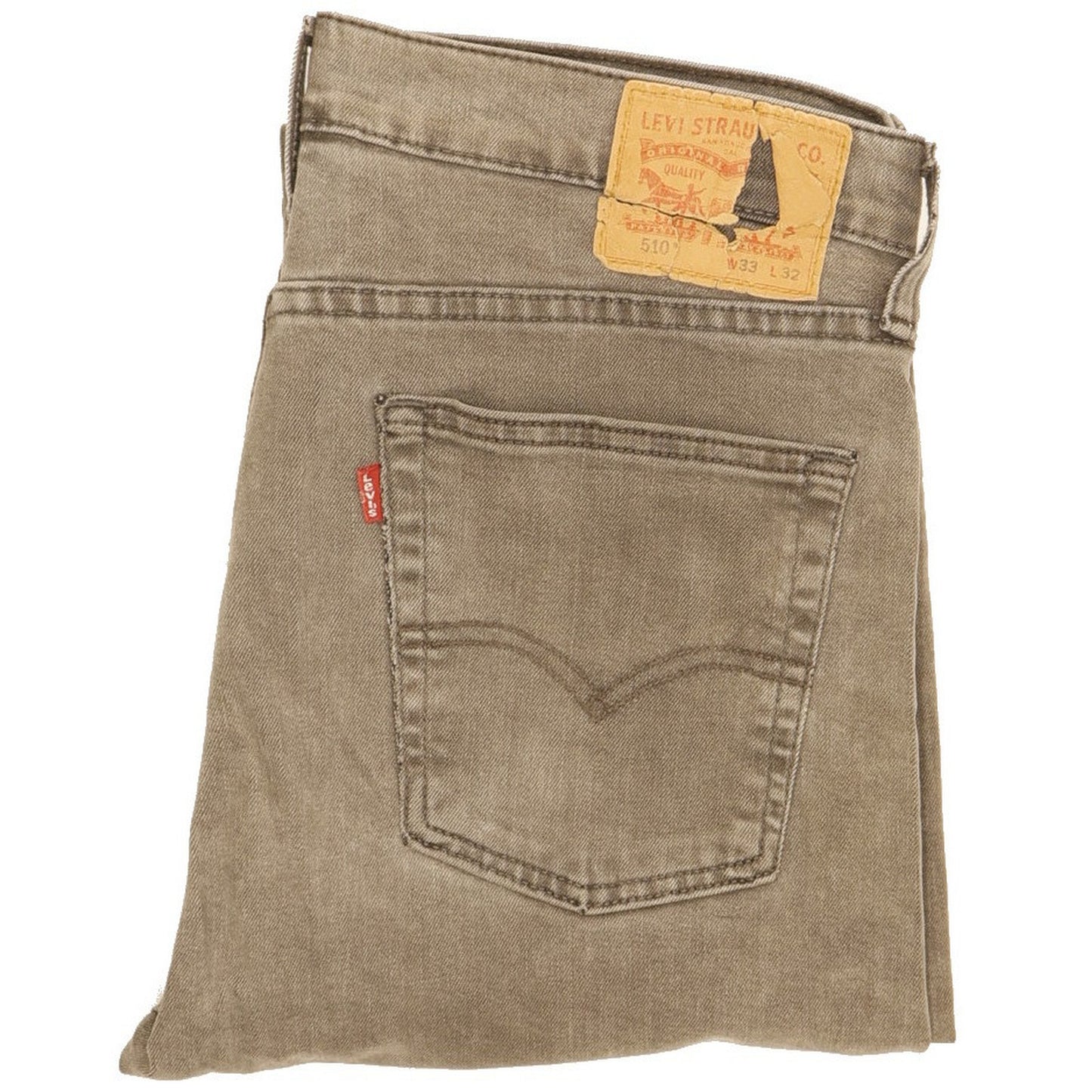 Levi's 510 Men Grey Skinny Slim Jeans W33 L27
