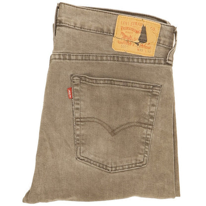 Levi's 510 Men Grey Skinny Slim Jeans W33 L27