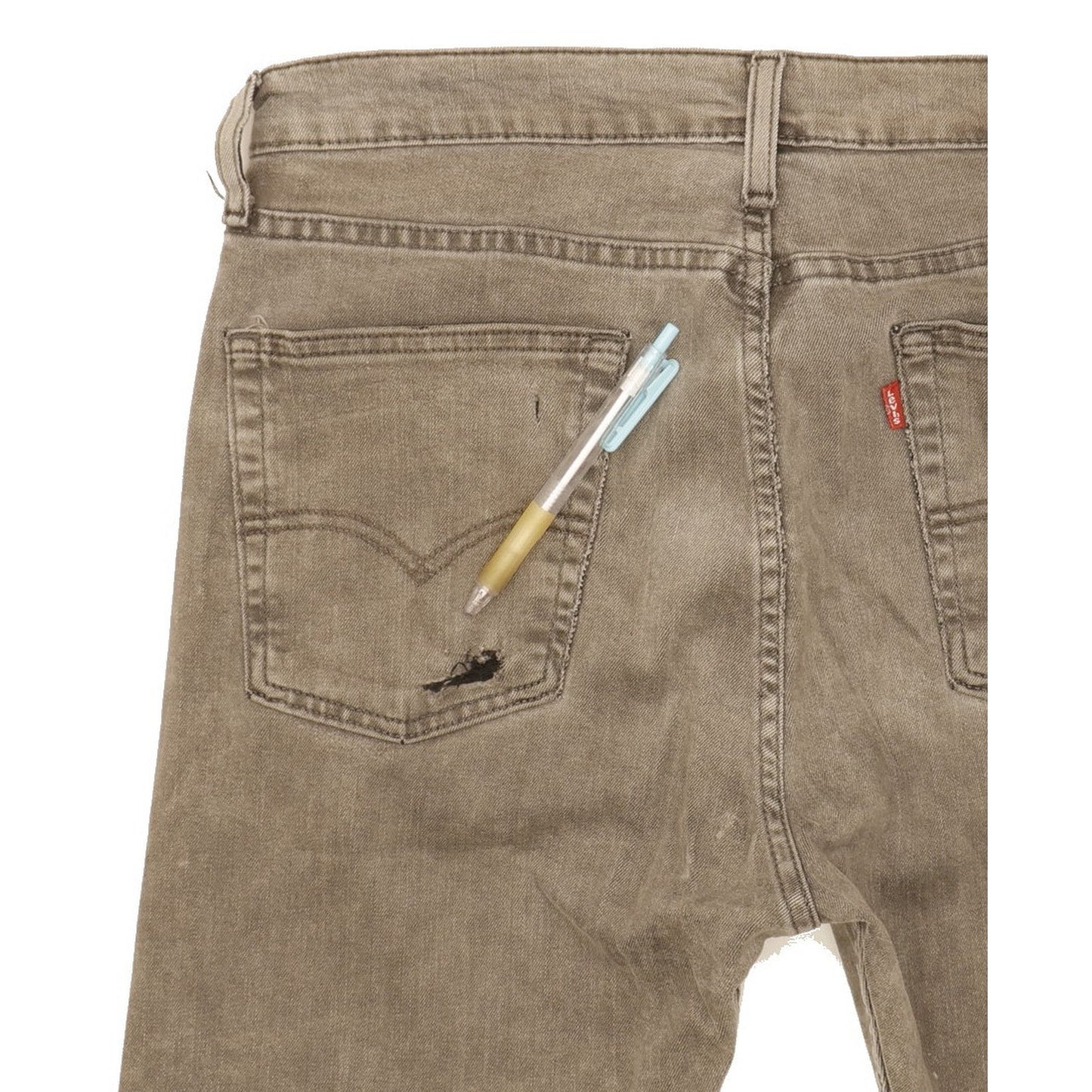 Levi's 510 Men Grey Skinny Slim Jeans W33 L27
