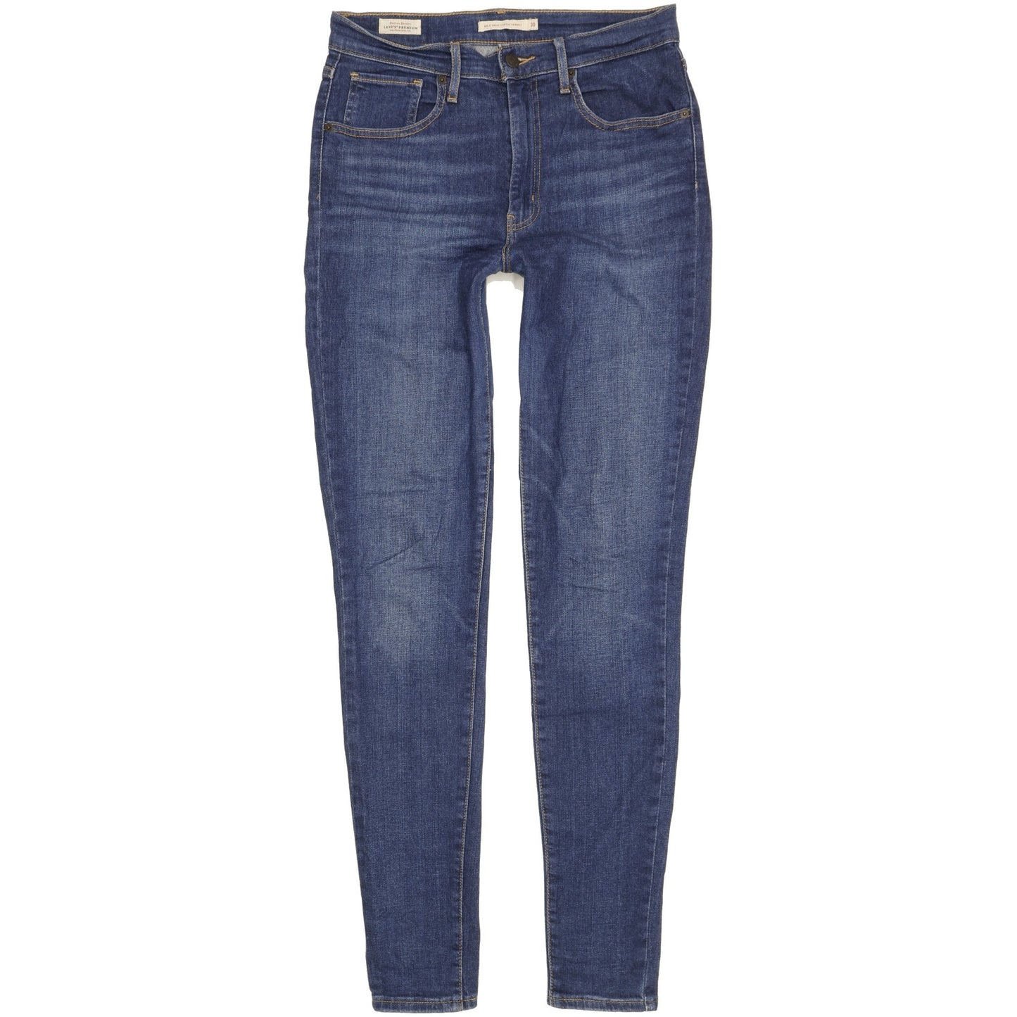 Levi's Mile Blue Skinny Slim Stretch Jeans High Waisted W30 L34