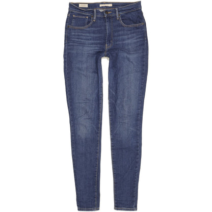 Levi's Mile Blue Skinny Slim Stretch Jeans High Waisted W30 L34