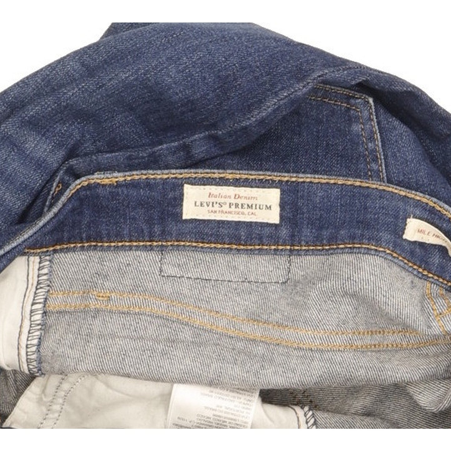 Levi's Mile Blue Skinny Slim Stretch Jeans High Waisted W30 L34