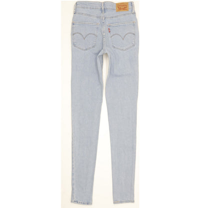 Levi's 721 Women Blue Skinny Slim Stretch Jeans W24 L32