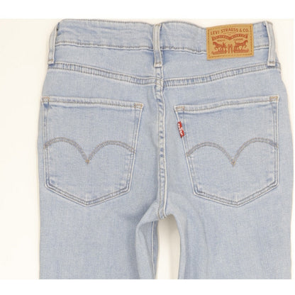 Levi's 721 Women Blue Skinny Slim Stretch Jeans W24 L32