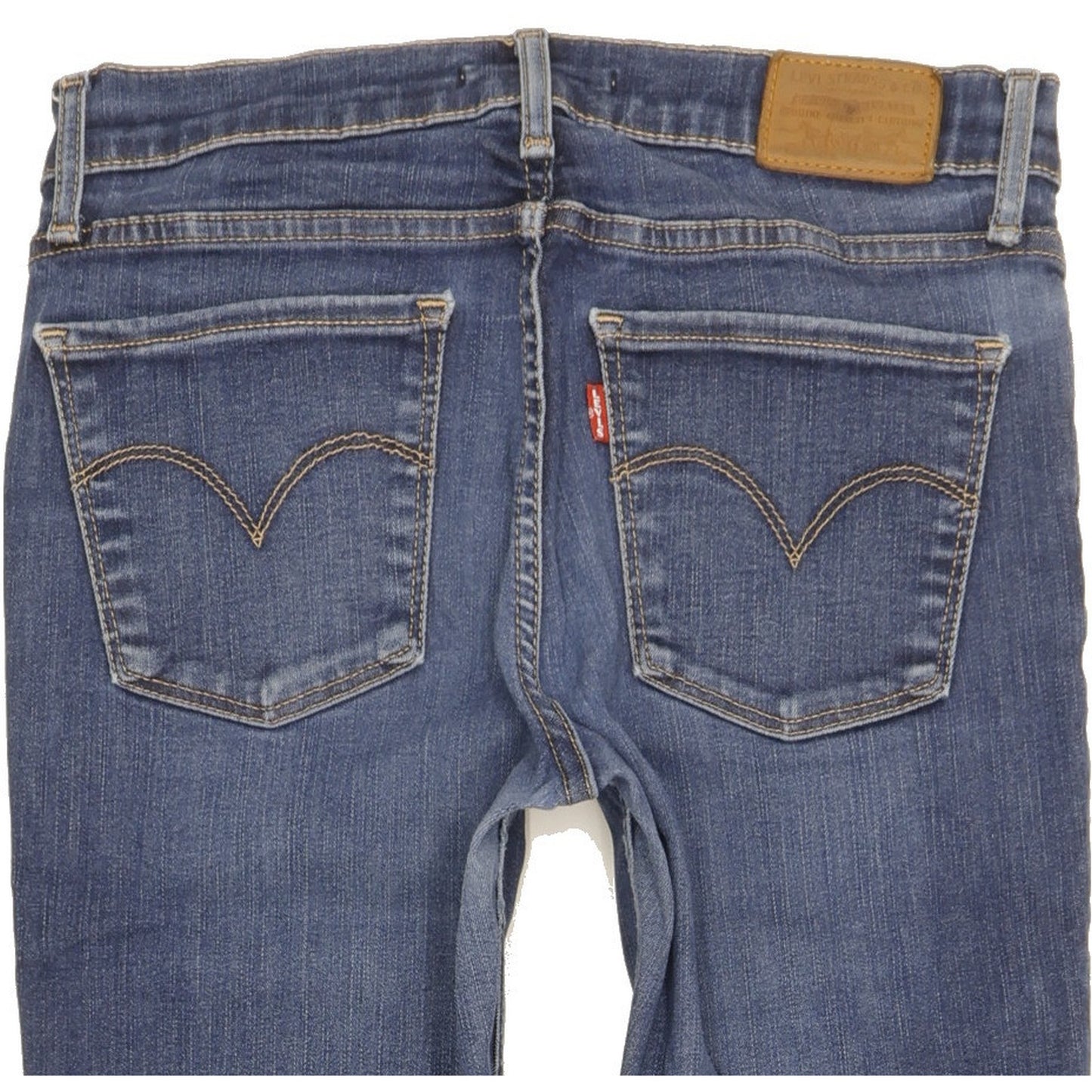 Levi's 710 Super Women Blue Skinny Slim Stretch Jeans W28 L29