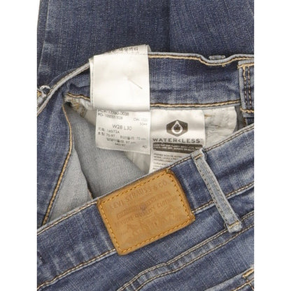 Levi's 710 Super Women Blue Skinny Slim Stretch Jeans W28 L29