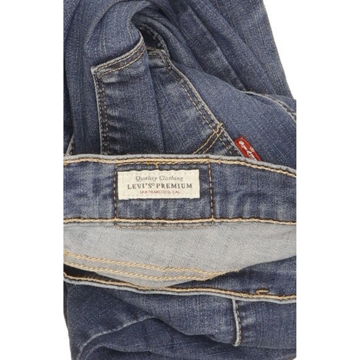 Levi's 710 Super Women Blue Skinny Slim Stretch Jeans W28 L29