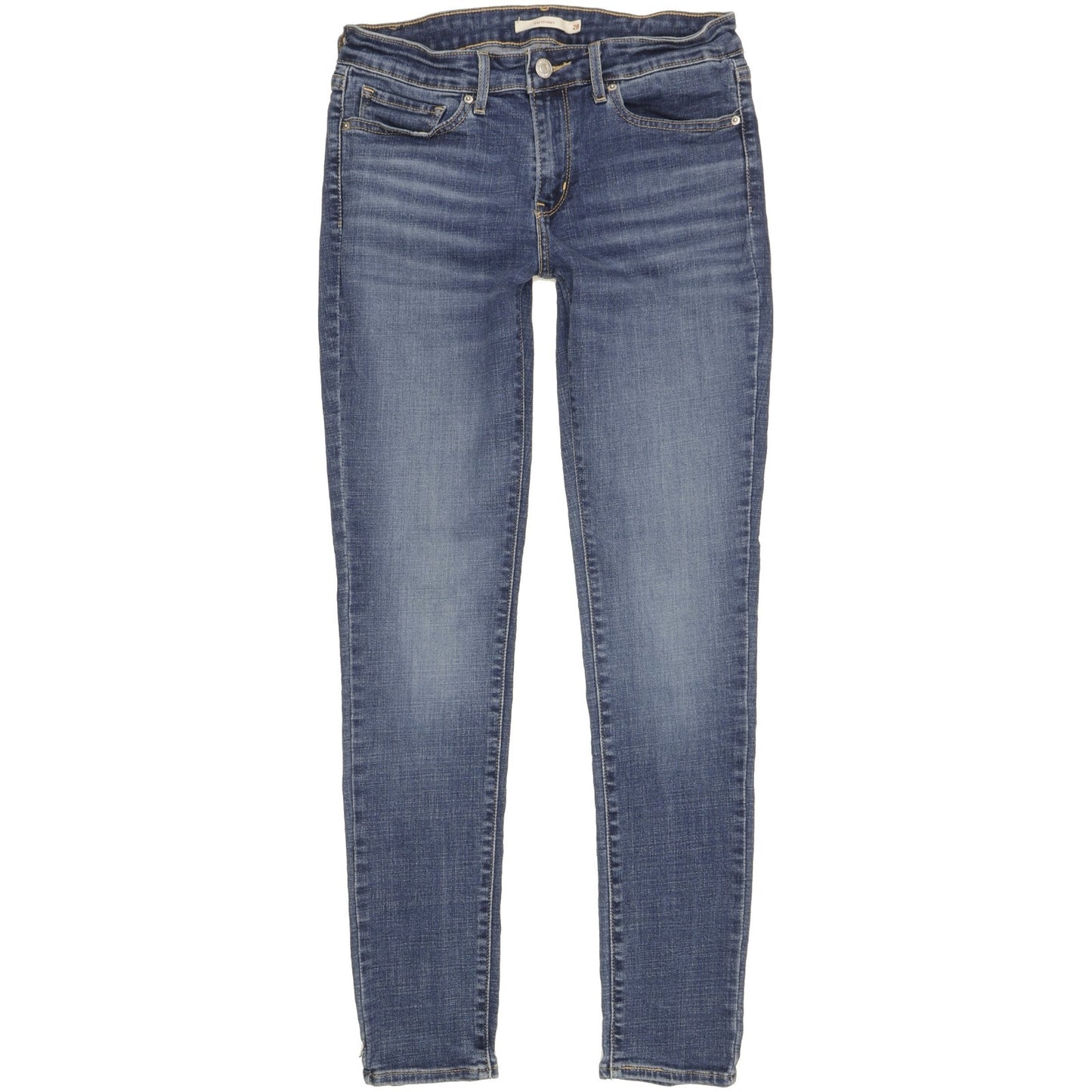 Levi's 711 Women Blue Skinny Slim Stretch Jeans W28 L30